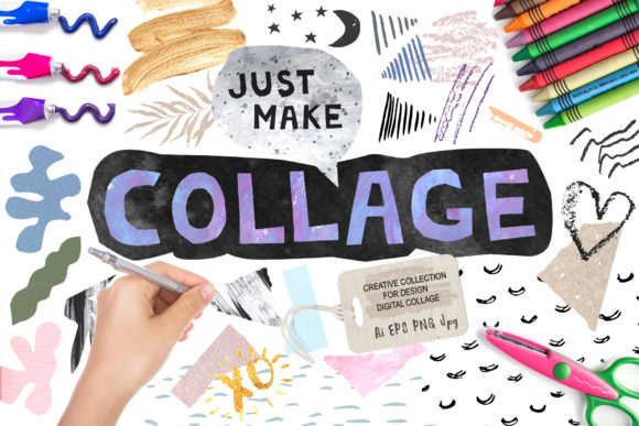 Download Collage Elements Bundle - Collage elements Collection