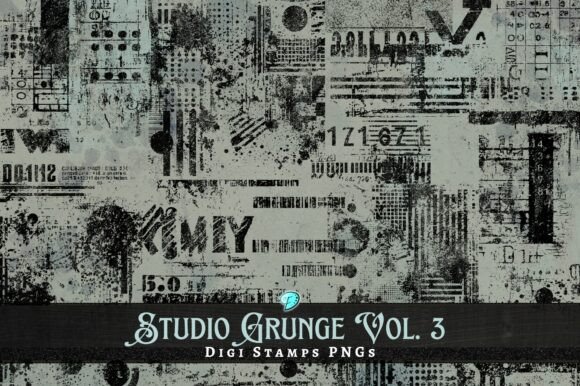 Download Studio Grunge Digi Stamps Vol. 3 - Studio Collection