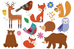 Download Woodland Animals Clip Art Forest Animal - Forest animal Collection