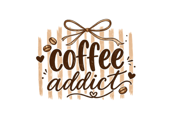 Download Striped Coquette Bow Coffee PNG - Trip Collection